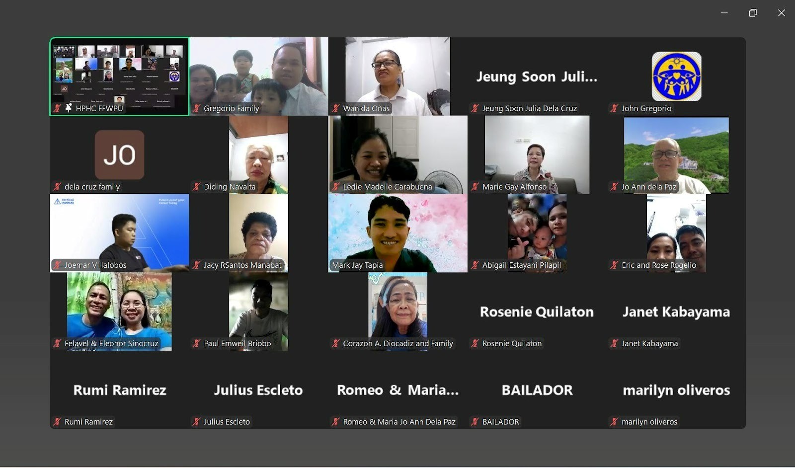 Featured image for “Philippines: Blessed Family Night Online Fellowship”