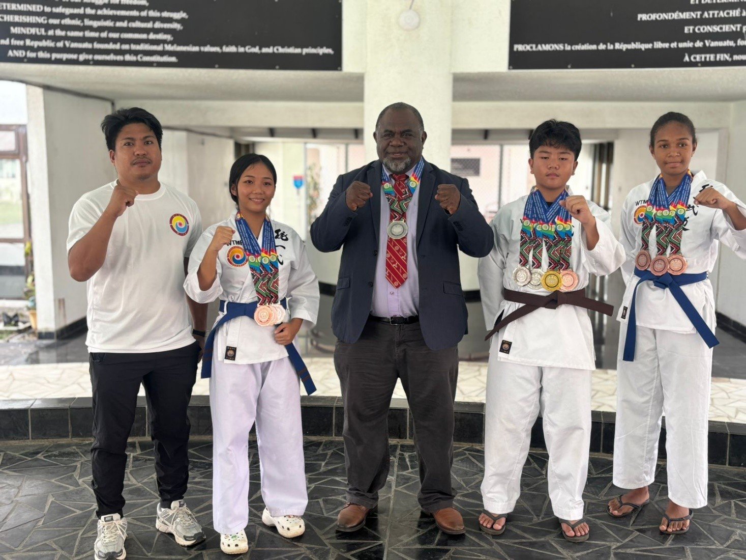 Featured image for “Vanuatu – Tong Il Moo Do Meets with the Parliament Speaker”