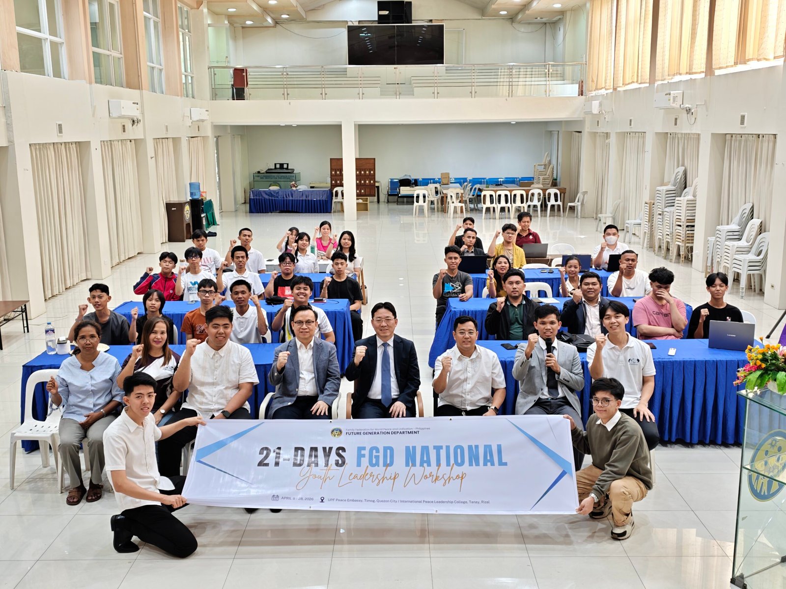 Featured image for “Philippines – ﻿Opening of 21 Days FGD National Youth Leadership Workshop”