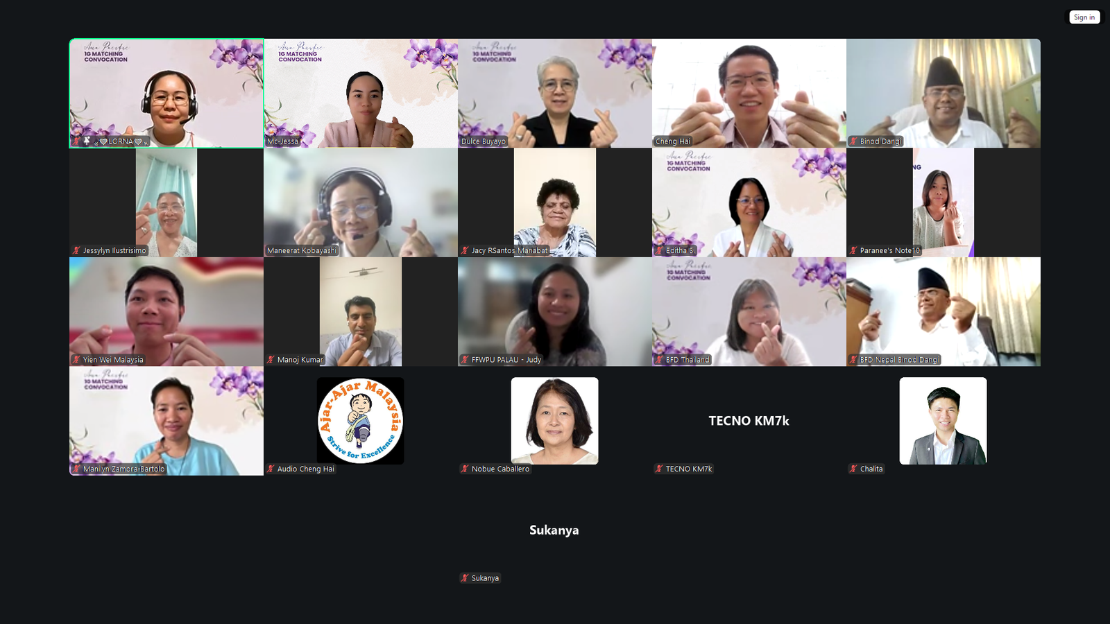 Featured image for “Asia Pacific Continent_Asia Pacific 1G Matching Convocation”